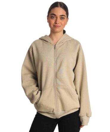 ΒΑΜΒΑΚΕΡΗ ΓΥΝΑΙΚΕΙΑ ΖΑΚΕΤΑ OVERSIZE ΜΕ ΧΝΟΥΔΙ PACO COMFY ΜΠΕΖ 2482112
